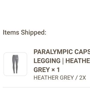 Skims paralympic 2x grey leggings